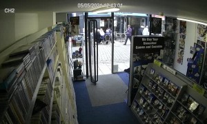 Man Walks Straight Into Shop Window
