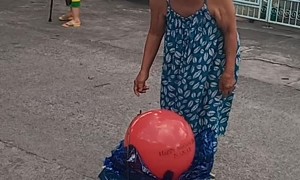 Present Floats Away on Mother's Day