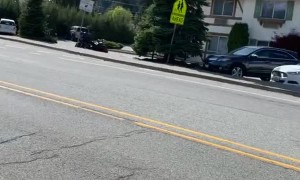 Pleasant Stroll Shattered by Dropped Bottle