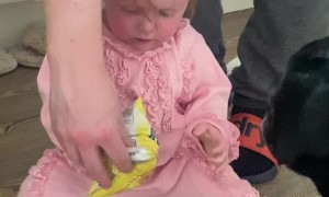 Little Girl Has Food Frustrations