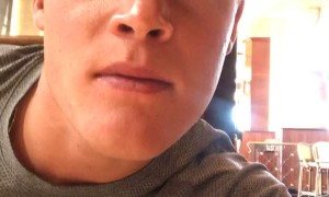 Serious Staring Contest at the Cheesecake Factory