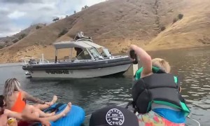 Boy Drenches Deputies Passing By