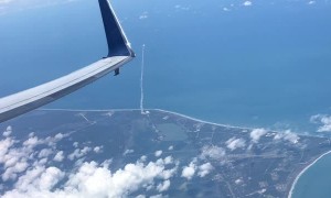 Plane Passenger Records Rocket Launch From a Different Perspective