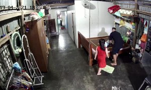 Lucky Catch Saves Kiddo