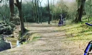 Cycling Boy Biffs It over Handlebars