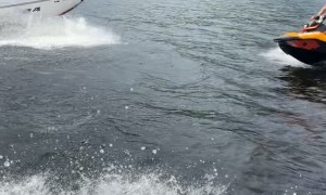 Jet Ski Head on Collision