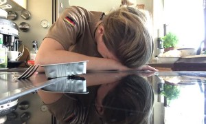 Hungry Cat Misjudges Jump