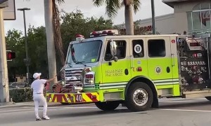 Man Takes Baseball Bat to Firetruck and Is Promptly Arrested