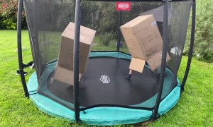 Brothers Invent Trampoline Boxing Sport