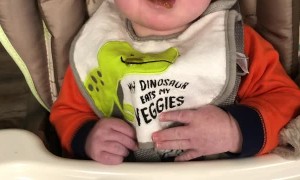 Boy Gives Honest Opinion of Green Beans