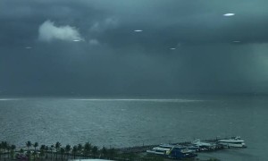 Strange Spots Pierce Through Clouds