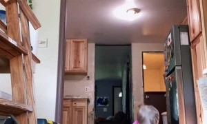 Baby Brightens Days with Big Stomps and Smile