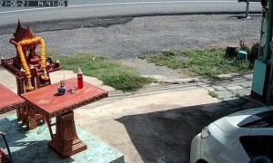 Quick Reaction Stops Rolling Collision