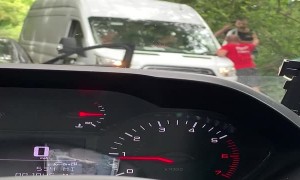 Road Rage Covers Newborn Baby in Glass