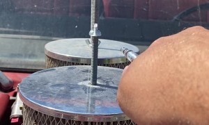 Hands Free Wing Nut Removal