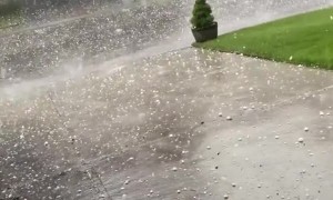 High Winds and Hail Follow Heatwave