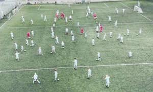 Kids Soccer Team Re-enacts Raheem Sterling