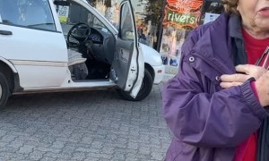Lady Rescued After Finding Herself Locked in a Car Park