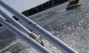 Epic Tubing Wipeout Sends Girl Flying