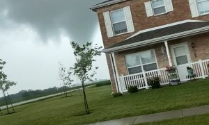 Tornado Touches Down as Residents Evacuate