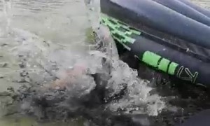 Kayak Handstand Ends Hilariously