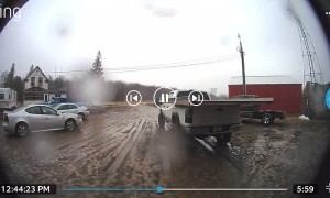 Daughter Runs Headfirst into Sled Deck