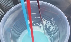 Static Makes Liquid Drip Sideways