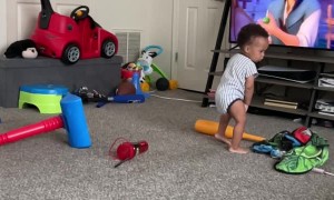 Talented Boy's Sweet Baseball Hit