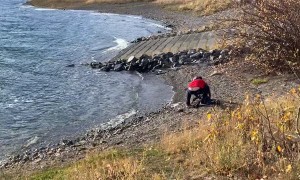 Skipping Rocks Leads To Head Socks