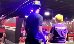 Brave Boy Attempts to Overcome His Fear