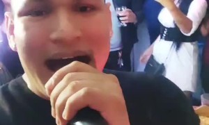 Partygoer Plummets Toward Pavement