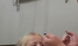Girl Excited Over Pulled Tooth