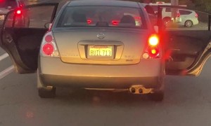 Cargo Carrying Car Drives in Airplane Mode