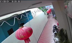 Mystery Concrete Block Misses Child by Inches