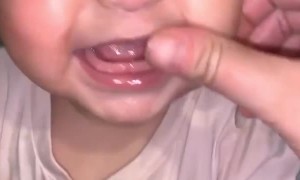 Cute Awakening Interrupted By Unexpected Bump