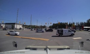 Unsecured Load Slides Out