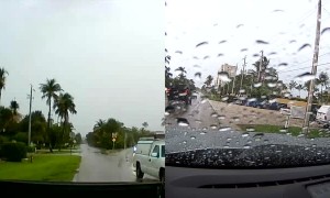 Lightning Strike Disables Car