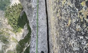Walking the Plank on Half Dome's Thank God Ledge