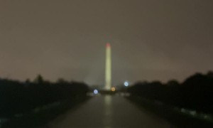 Lightning Hits Washington Monument
