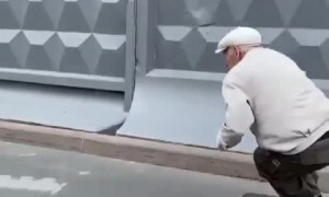 73-year-old man rides his board since 1981