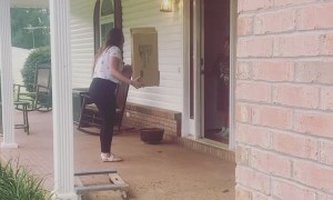 Brother Faints From Sister's Surprise