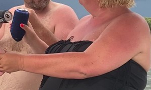 Cracked Can Shoots Beer Over Siblings