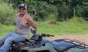 Missing Tire Doesn't Dampen Fun