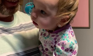 Baby Can't Find Her Missing Binkie