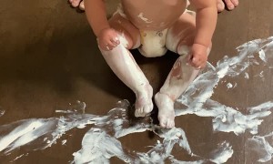 Baby Helps With Some Surprise Home Improvements