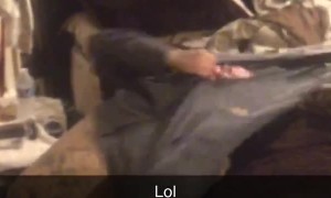 Protective Pup Pulls at Husband's Hoodie