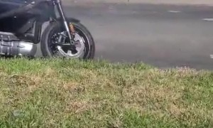 New Electric Motorcycle Starts Smoking