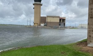 New Orleans Lakefront Airport Flooded After Hurricane Ida