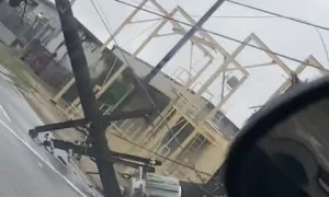 Massive powerline damage from Hurricane Ida in Baton Rouge