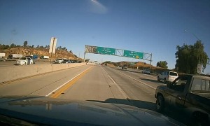 Jeep Flips After Car Enters Its Lane